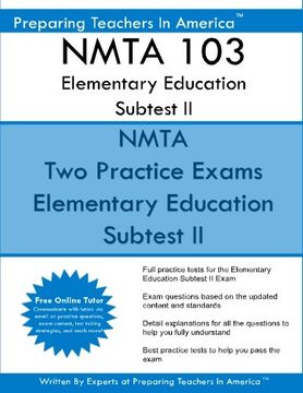 portada NMTA 103 Elementary Education Subtest II: NMTA 103 Subtest II Mathematics, Science, Arts, Health, and Fitness