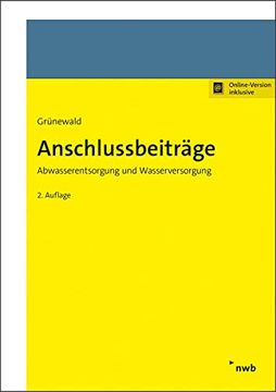 portada Anschlussbeiträge Abwasserentsorgung und Wasserversorgung (en Alemán)