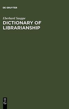 portada Dictionary of Librarianship (in English)