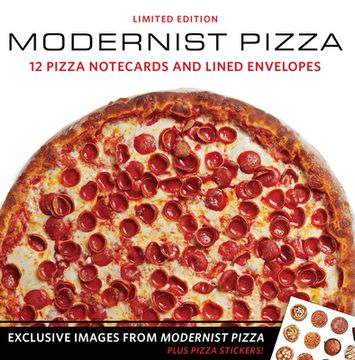 portada Modernist Pizza 12 Notecards & Envelopes Boxed set 