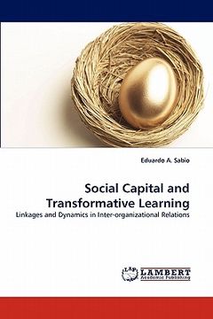 portada social capital and transformative learning (en Inglés)