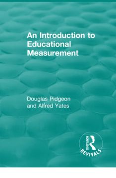portada An Introduction to Educational Measurement (Routledge Revivals) (en Inglés)