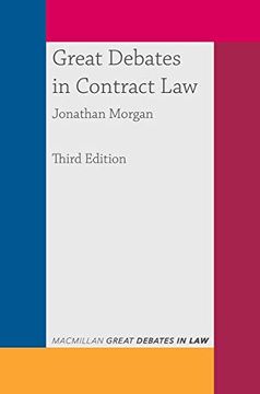portada Great Debates in Contract law (Great Debates in Law) (en Inglés)