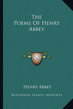 portada the poems of henry abbey (in English)