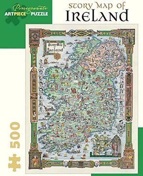 portada Story Map of Ireland 500-piece Jigsaw Puzzle (en Inglés)