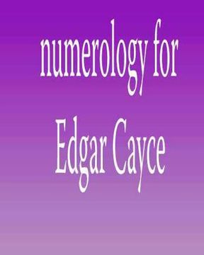 portada Numerology for Edgar Cayce (en Inglés)