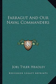 portada farragut and our naval commanders (en Inglés)