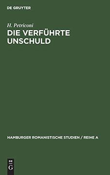 portada Die Verführte Unschuld (Hamburger Romanistische Studien 