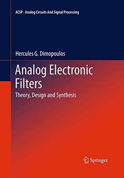portada Analog Electronic Filters: Theory, Design and Synthesis