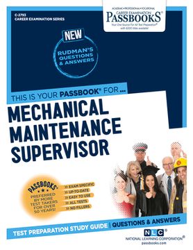 portada Mechanical Maintenance Supervisor (C-2793): Passbooks Study Guide Volume 2793