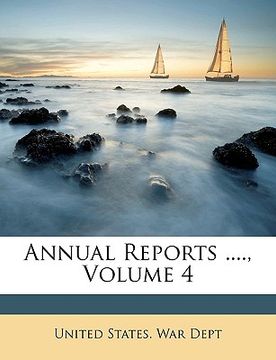 portada annual reports ...., volume 4 (en Inglés)