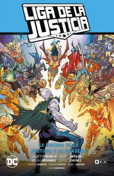portada Liga de la Justicia vol. 05: La guerra de la Justicia y la Condena (in Spanish)