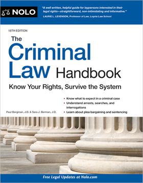 portada Criminal law Handbook, The: Know Your Rights, Survive the System (en Inglés)