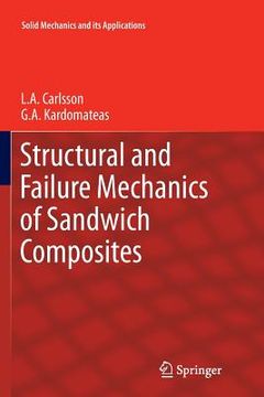 portada Structural and Failure Mechanics of Sandwich Composites (en Inglés)