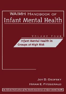 portada waimh handbook of infant mental health, infant mental health in groups at high risk