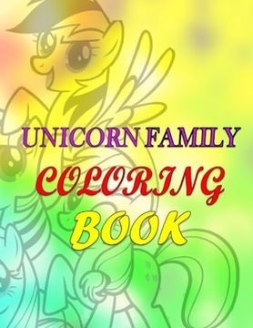 portada Unicorn Family Coloring Book (en Inglés)