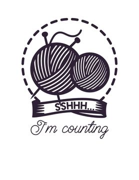 portada SSHHH... I'm Counting: Knitting Graph Paper 2:3 & 4:5 Ratio (en Inglés)