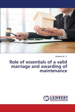 portada Role of essentials of a valid marriage and awarding of maintenance