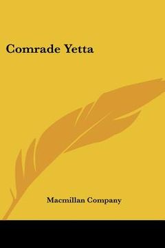 portada comrade yetta (in English)