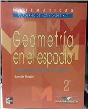 portada Matematicas (cuad. activid. 7): geometria en el espacio 2º bachillerato