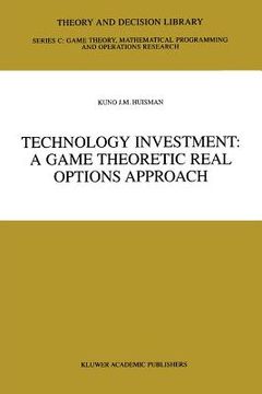 portada technology investment: a game theoretic real options approach (en Inglés)