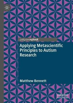 portada Applying Metascientific Principles to Autism Research (Hardback) 