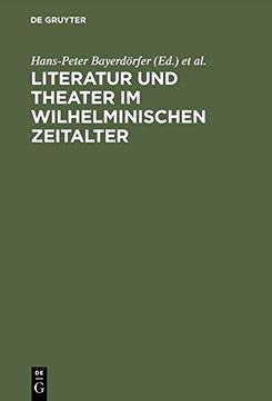 portada Literatur Und Theater Im Wilhelminischen Zeitalter