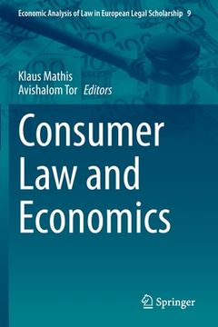 portada Consumer Law and Economics (en Inglés)