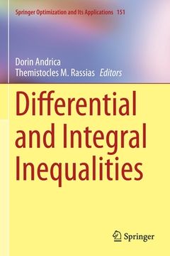 portada Differential and Integral Inequalities (en Inglés)