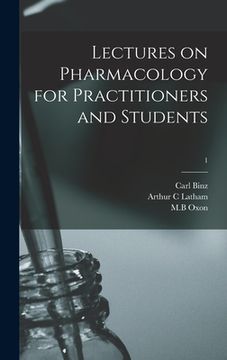 portada Lectures on Pharmacology for Practitioners and Students; 1 (in English)