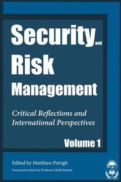 portada Security and Risk Management: Critical Reflections and International Perspectives (Volume 1)