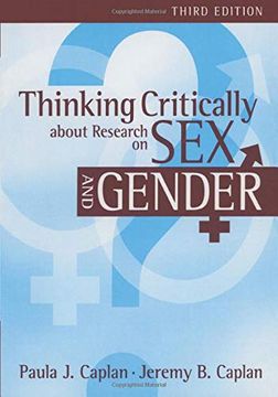 portada Thinking Critically About Research on sex and Gender (en Inglés)