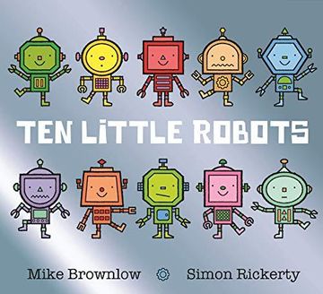 portada Ten Little Robots (Paperback) (en Inglés)