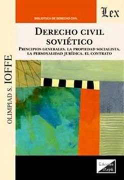 portada Derecho Civil Sovietico (in Spanish)