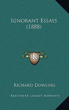 portada ignorant essays (1888) (in English)