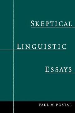 portada skeptical linguistic essays (in English)