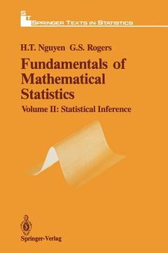 portada fundamentals of mathematical statistics: statistical inference (en Inglés)