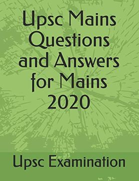 portada Upsc Mains Questions and Answers for Mains 2020 (en Inglés)