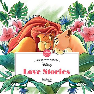 portada Les Grands Carrés Disney Love Stories (en Francés)