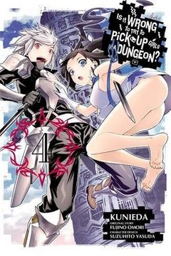 portada Is It Wrong to Try to Pick Up Girls in a Dungeon?, Vol. 4 (manga) (in English)