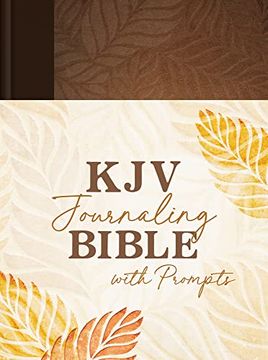 portada KJV Journaling Bible with Prompts [Copper Leaf] (en Inglés)