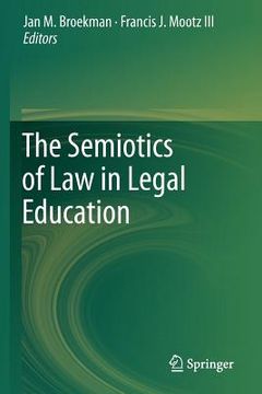 portada the semiotics of law in legal education
