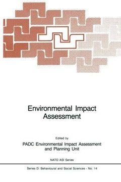 portada Environmental Impact Assessment (Nato Science Series d: ) (en Inglés)
