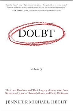 portada Doubt, a History: The Great Doubters and Their Legacy of Innovation From Socrates and Jesus to Thomas Jefferson and Emily Dickinson 