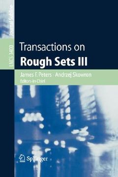 portada transactions on rough sets iii (en Inglés)