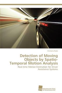 portada detection of moving objects by spatio-temporal motion analysis (in English)