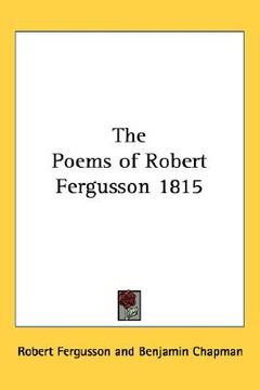 portada the poems of robert fergusson 1815 (en Inglés)