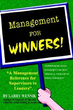 portada management for winners! (en Inglés)