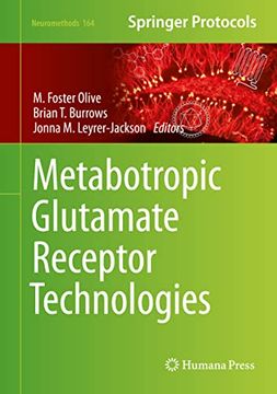 portada Metabotropic Glutamate Receptor Technologies (Neuromethods, 164) (en Inglés)