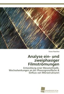 portada Analyse Ein- und Zweiphasiger Filmströmungen (en Alemán)